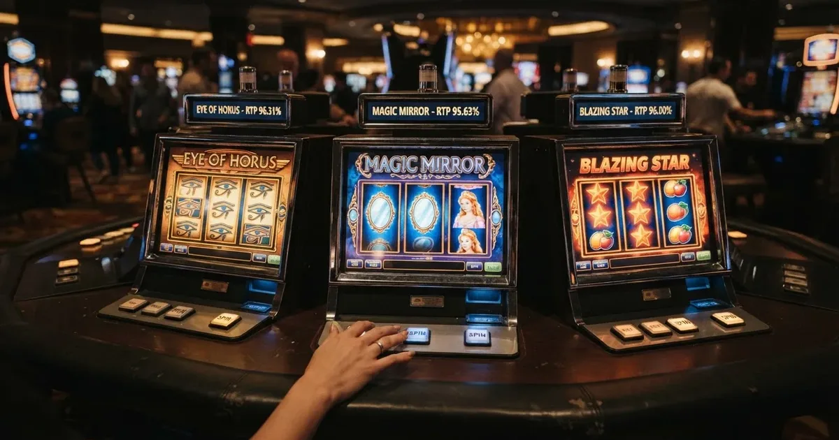 Hero-Collage der Top-Merkur-Slots mit sichtbaren RTP-Werten
