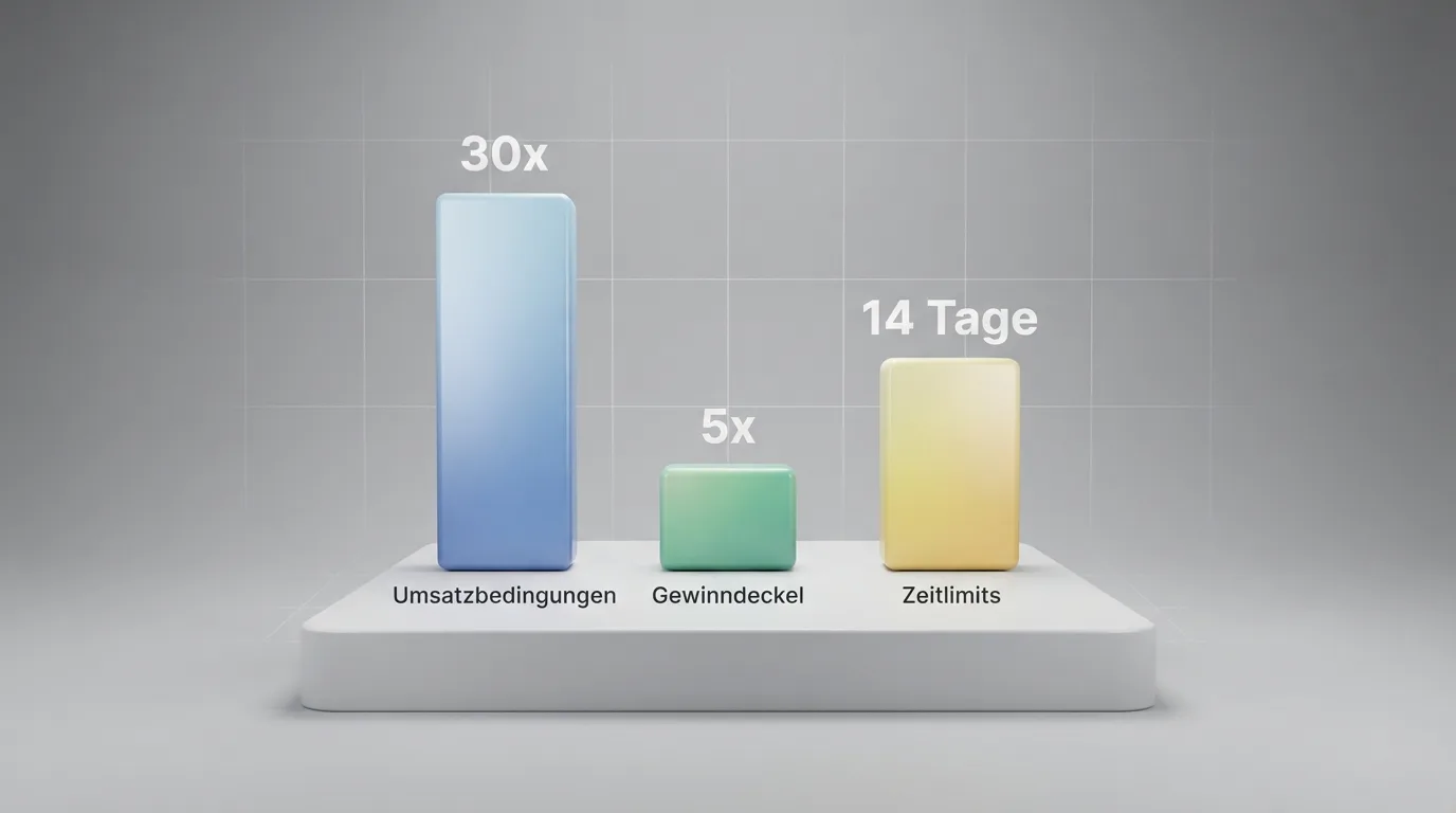 Bonusbedingungen mit und ohne Auszahlungslimit im Vergleich