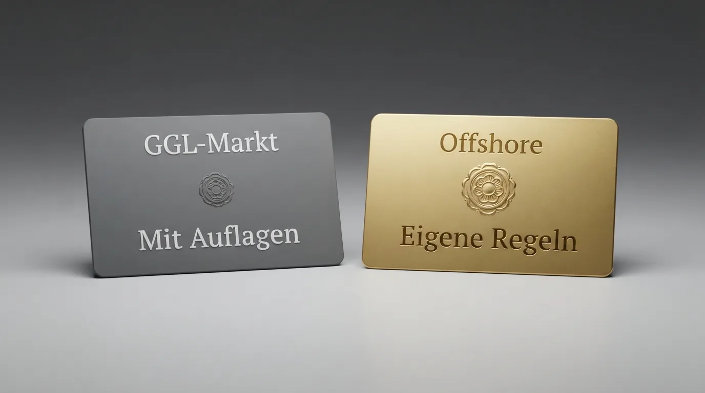 Vergleich GGL-Bonusrahmen mit engen Auflagen gegen Offshore-Bonusrahmen mit eigenen Bedingungen