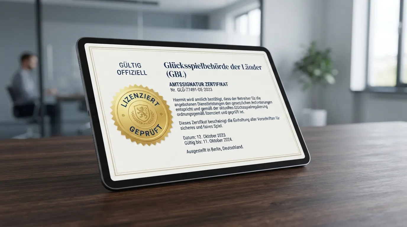 GGL-Logo und Whitelist-Startseite der Glücksspielbehörde der Länder