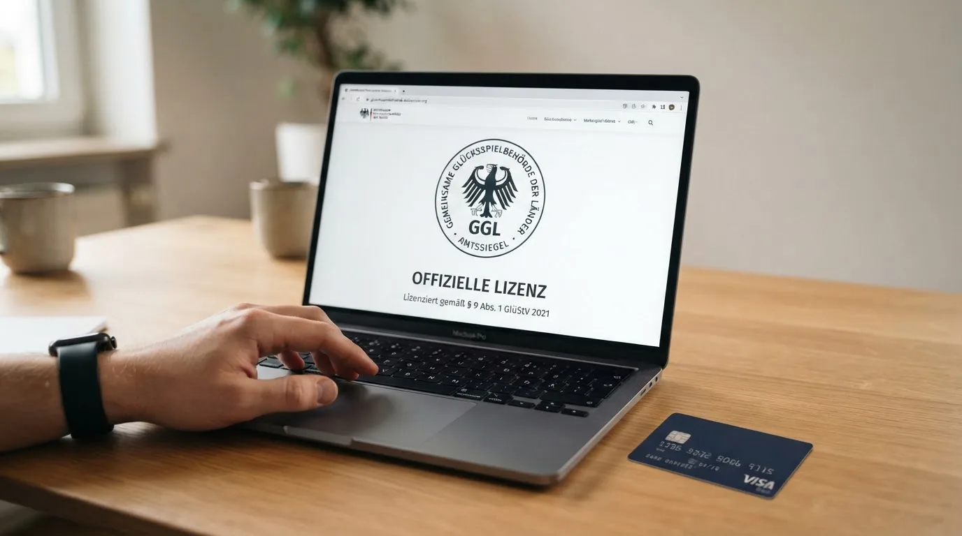 Offizielles GGL-Erlaubnis-Siegel der Gemeinsamen Glücksspielbehörde der Länder