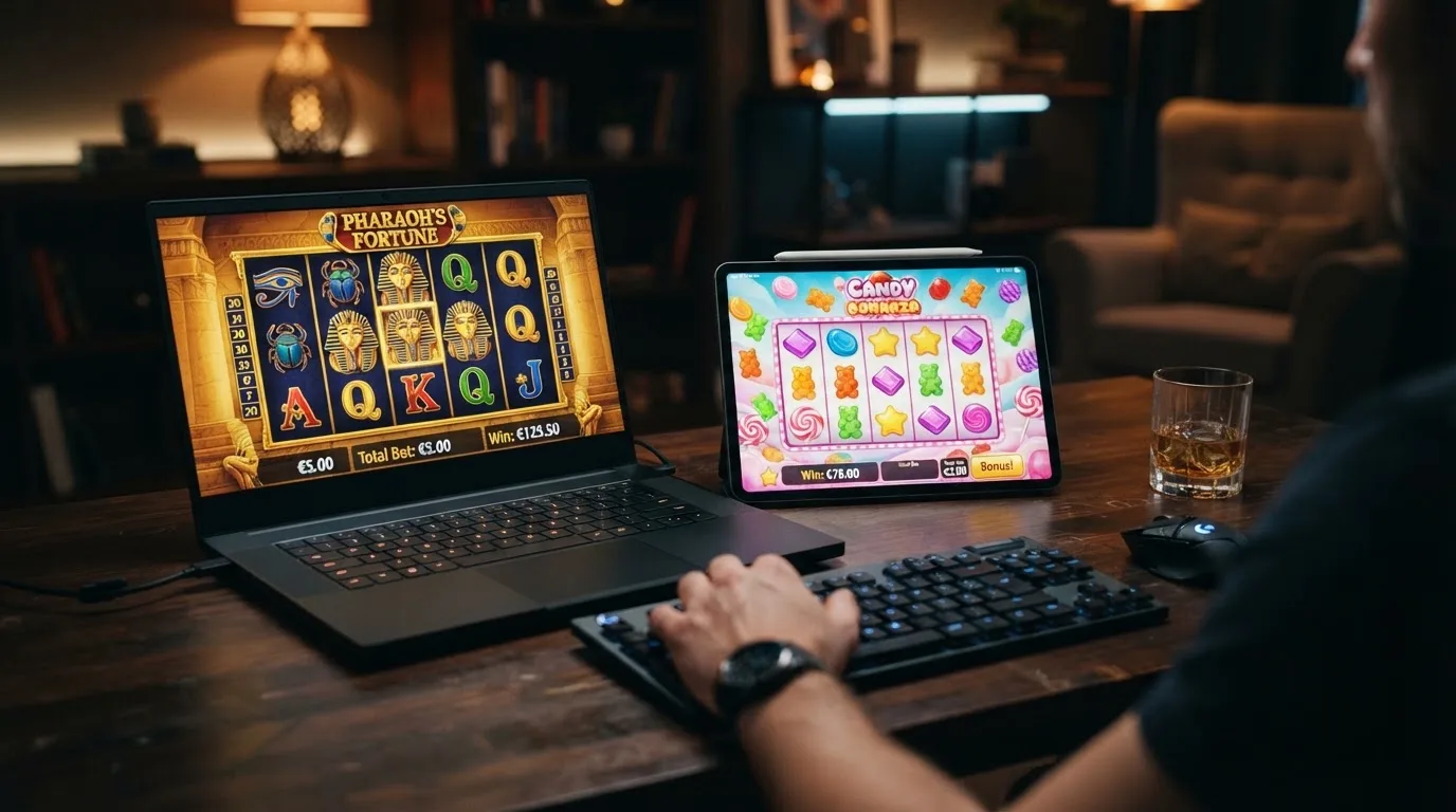 Beliebte Spielautomaten ohne das deutsche 1-Euro-Limit — Book of Dead und Sweet Bonanza im Vergleich