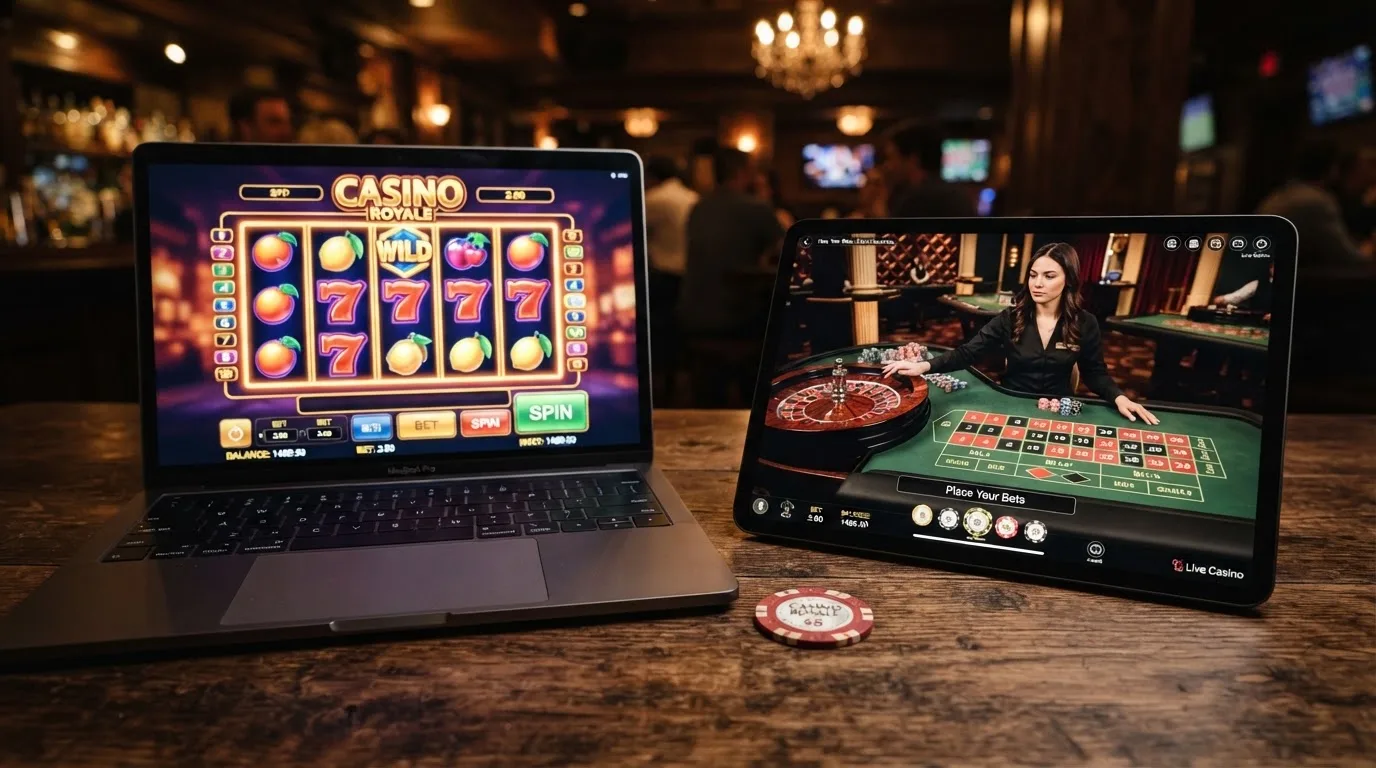 Spielangebot: Slots, Roulette und Live-Dealer nebeneinander
